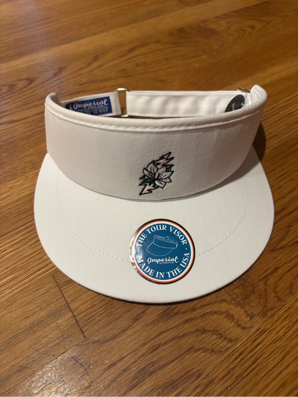 Magnolia Golf Co. Imperial White Tour Visor